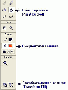 Преобразование заливки (Transform Fill)
